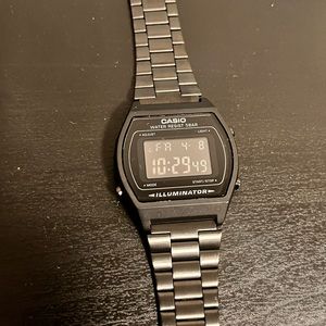 Casio Vintage All Black Watch